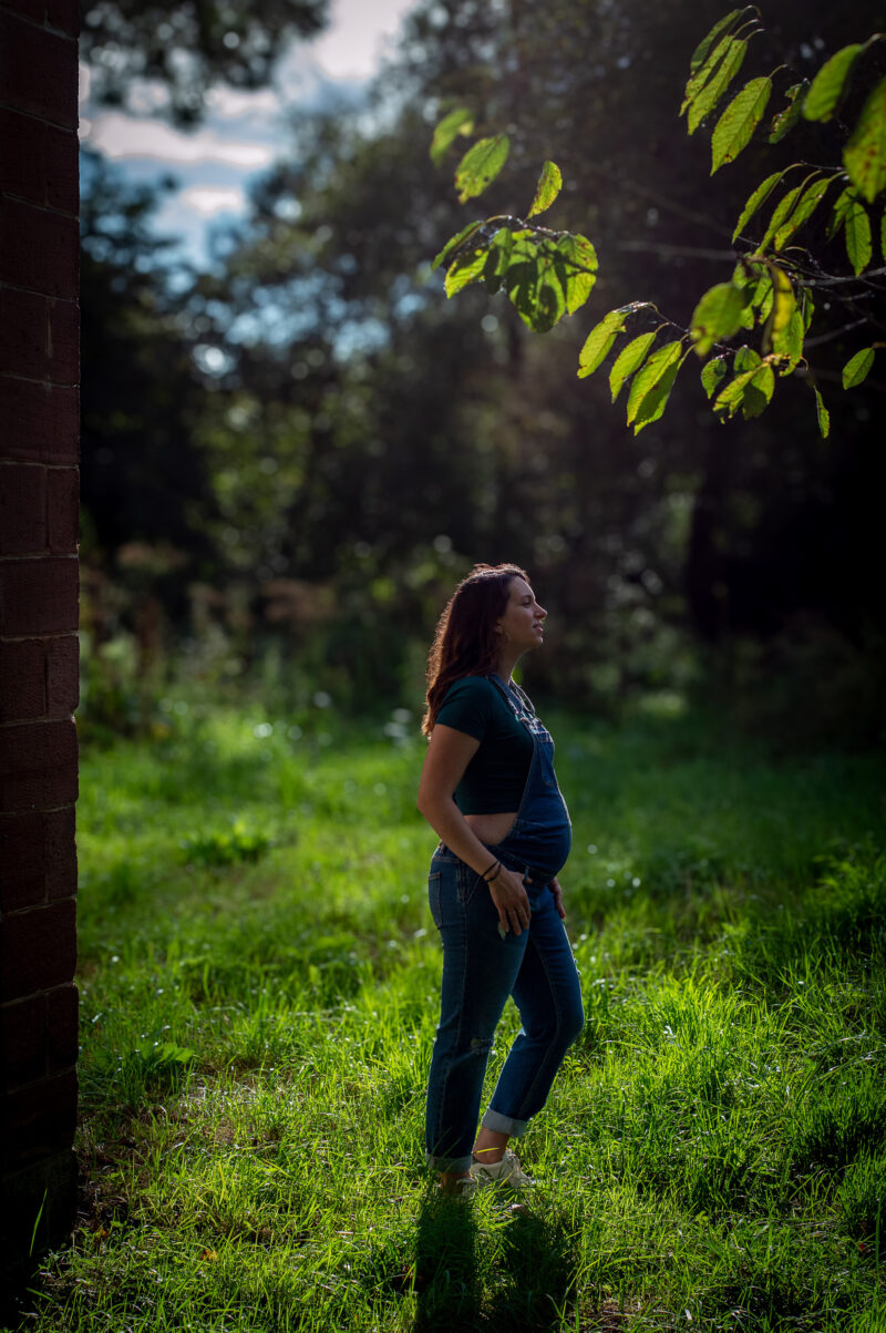 Séance photo grossesse extérieur été