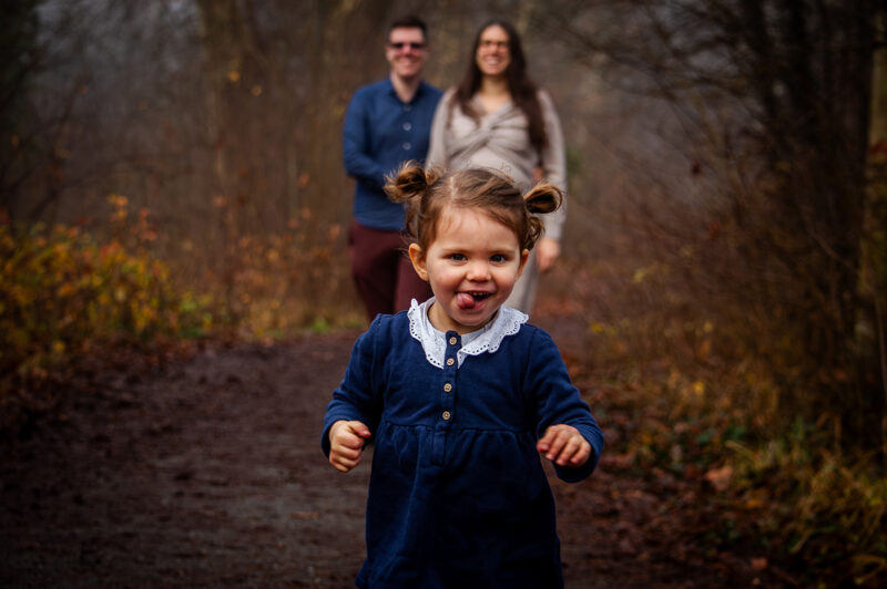 Séance photo famille / grossesse hivernale
