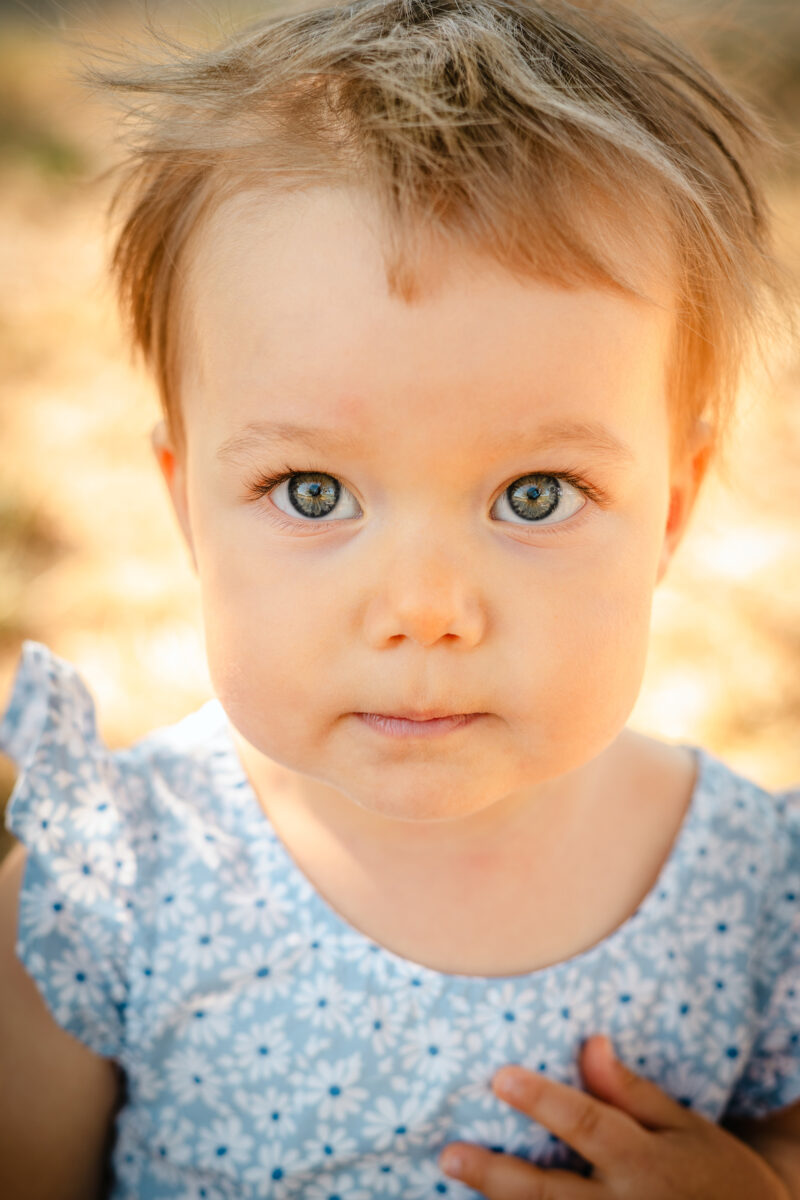 bébé qui joue dans les vignes alsace